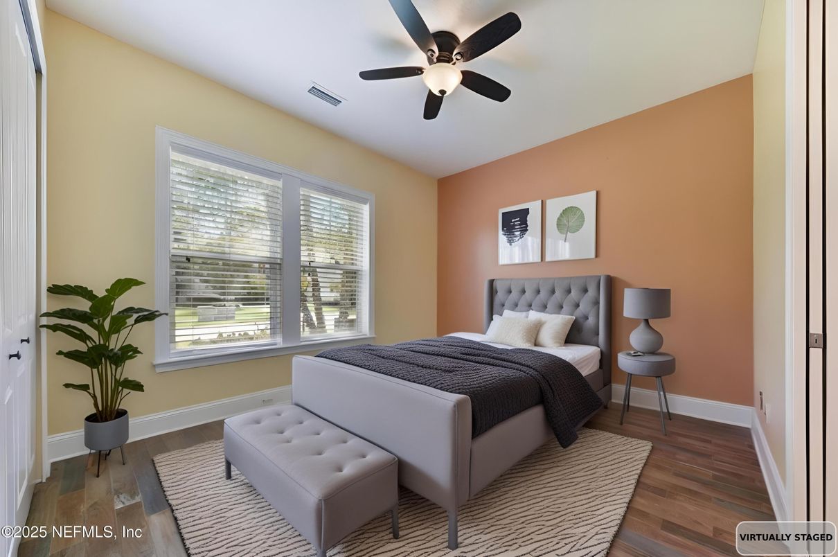 Bedroom, Interior, Wood Texture Flooring