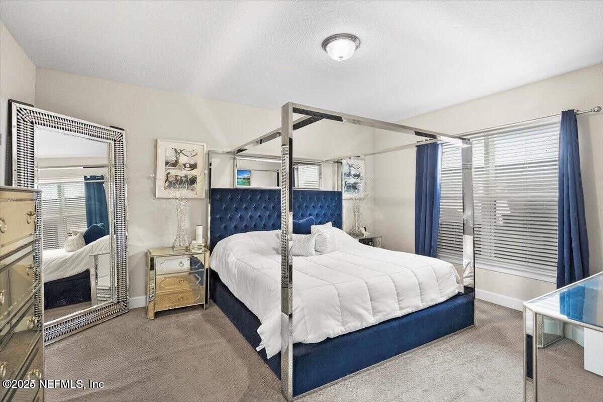 Bedroom, Fireplace, Interior