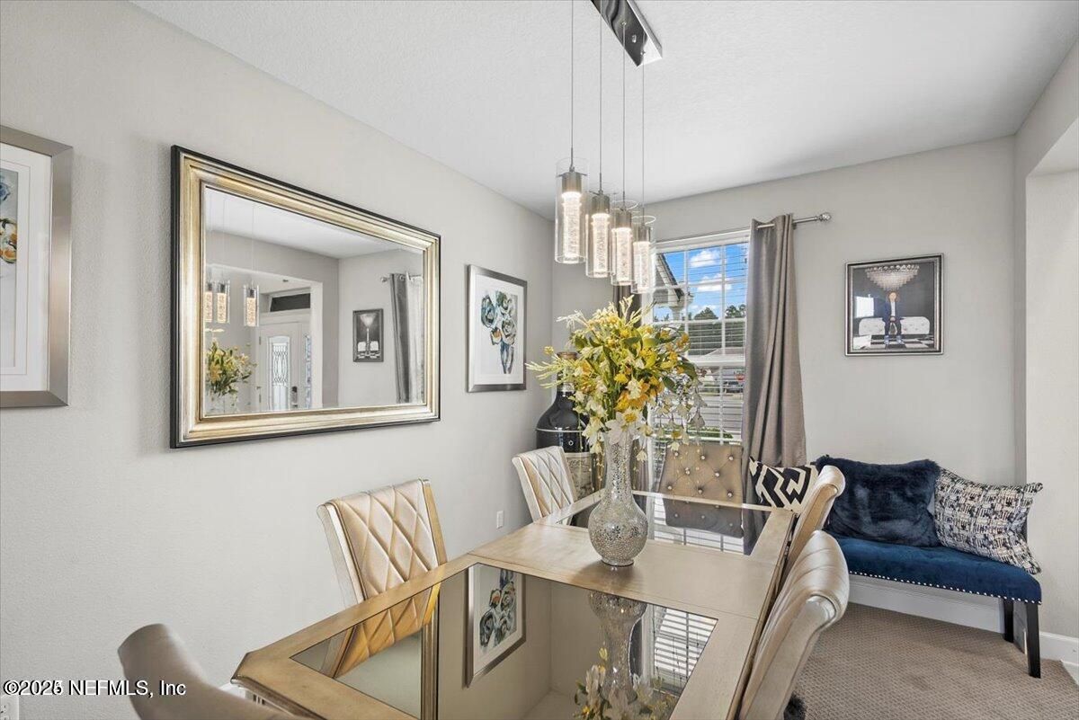Dining room, Interior, Pendant Lights