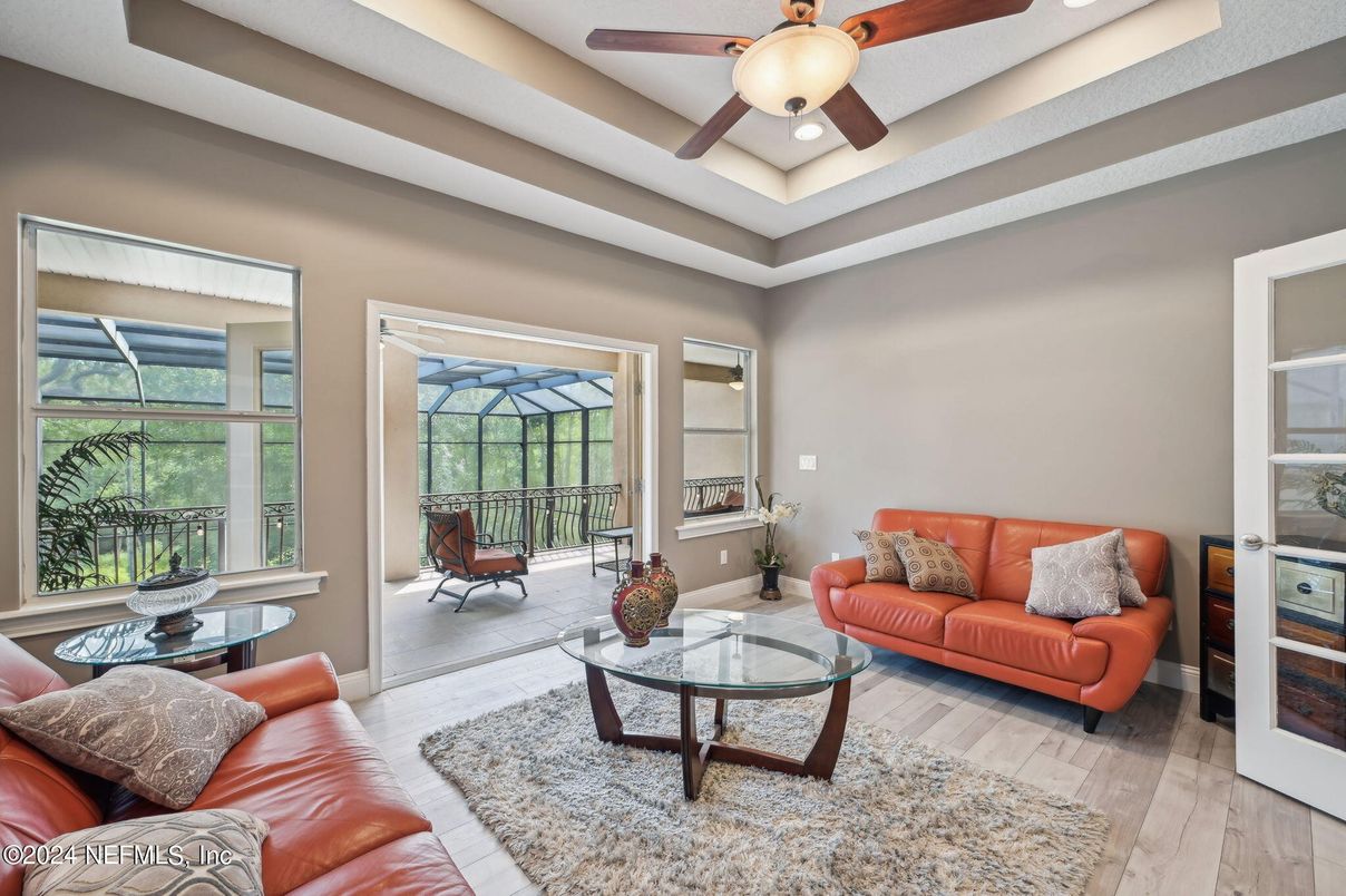 Interior, Living room, Sun Room, Wood Texture Flooring