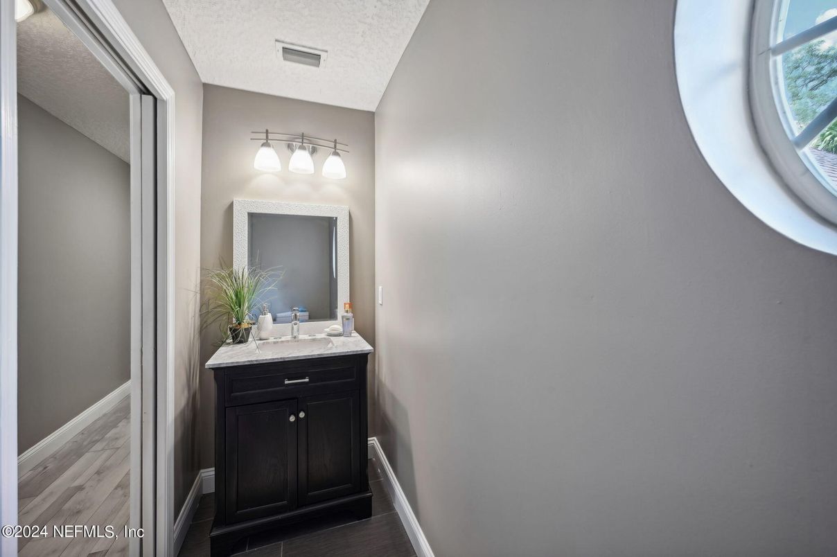 Bathroom, Interior, Wood Texture Flooring