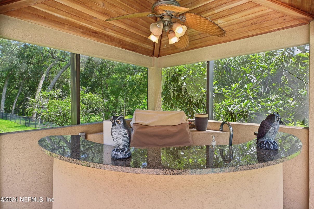 Interior, Sun Room, Wooden Ceilings