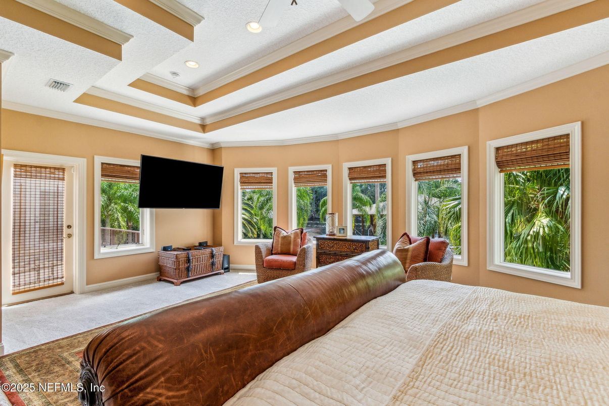 Bedroom, Interior, Recessed Lighting