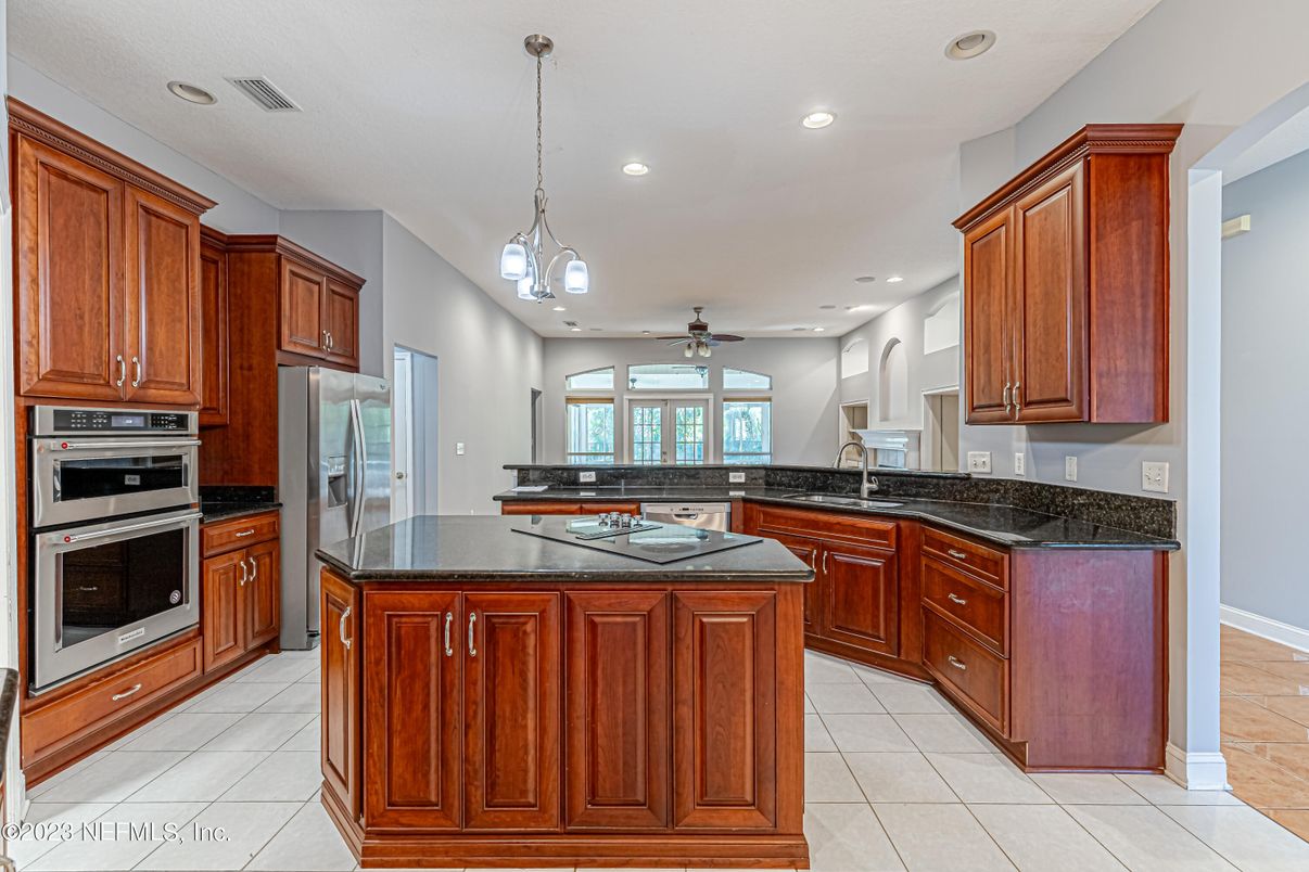 Interior, Kitchen, Pendant Lights, Recessed Lighting