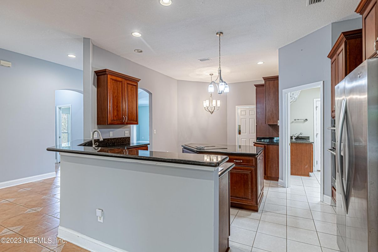 Chandelier, Interior, Kitchen, Pendant Lights, Recessed Lighting