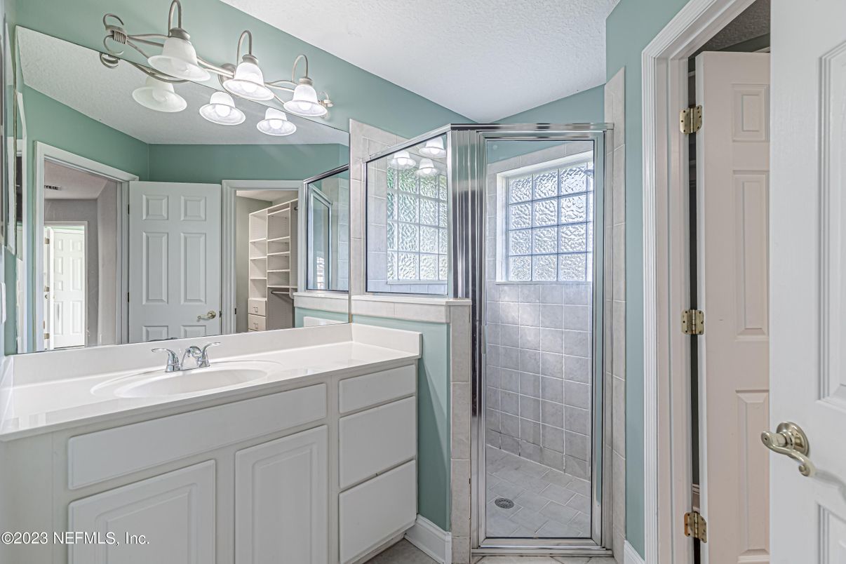 Bathroom, Glass Shower, Interior
