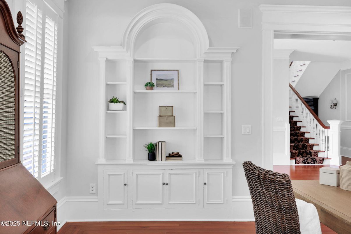 Home Office, Interior, Wood Texture Flooring