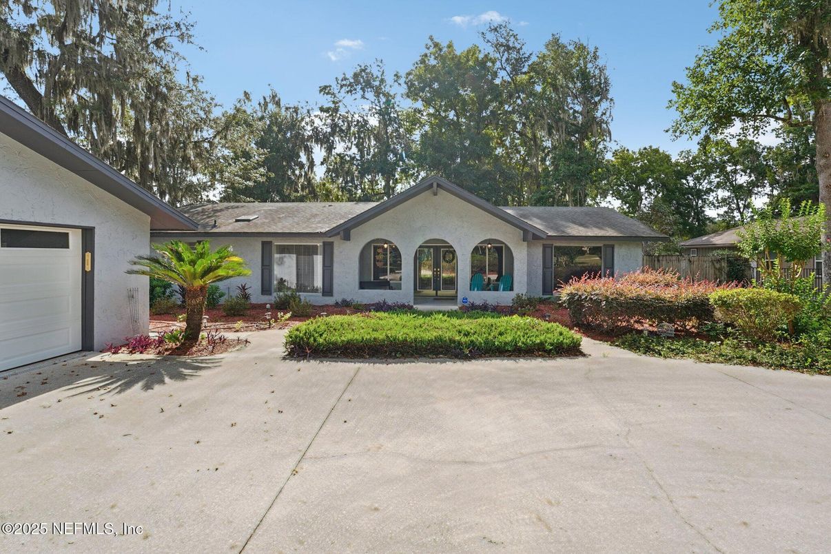 Attached, Backyard, Exterior, Facade, Ranch