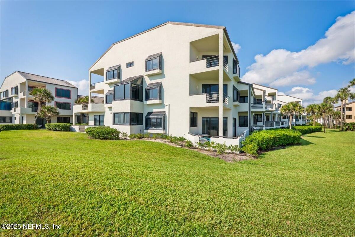Backyard, Exterior, Facade, Condo Building