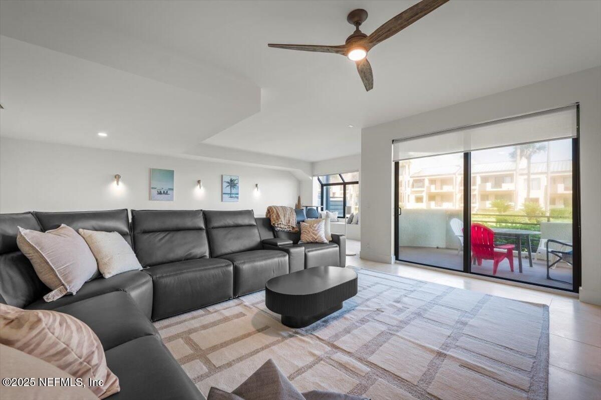 Interior, Living room, Recessed Lighting