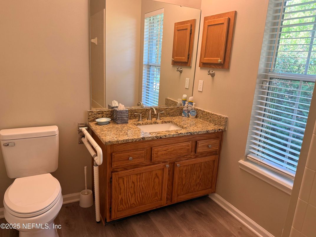 Bathroom, Interior, Wood Texture Flooring