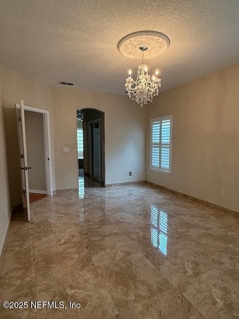 Chandelier, Empty room, Interior