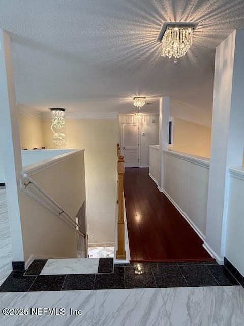 Chandelier, Interior, Marble, Wood Texture Flooring