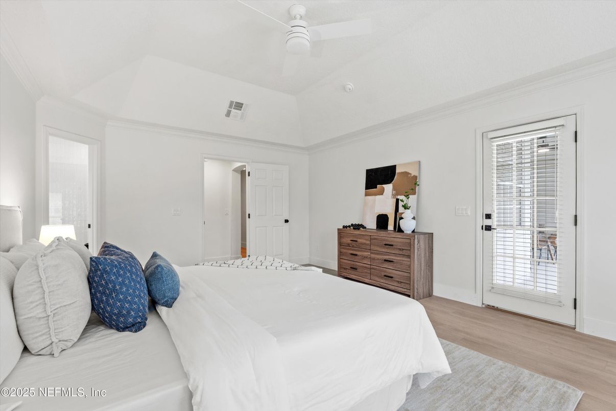 Bedroom, Interior, Wood Texture Flooring