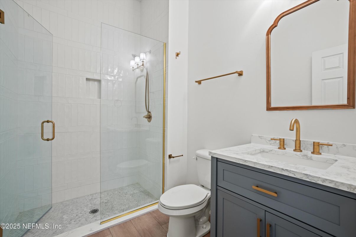 Bathroom, Glass Shower, Interior