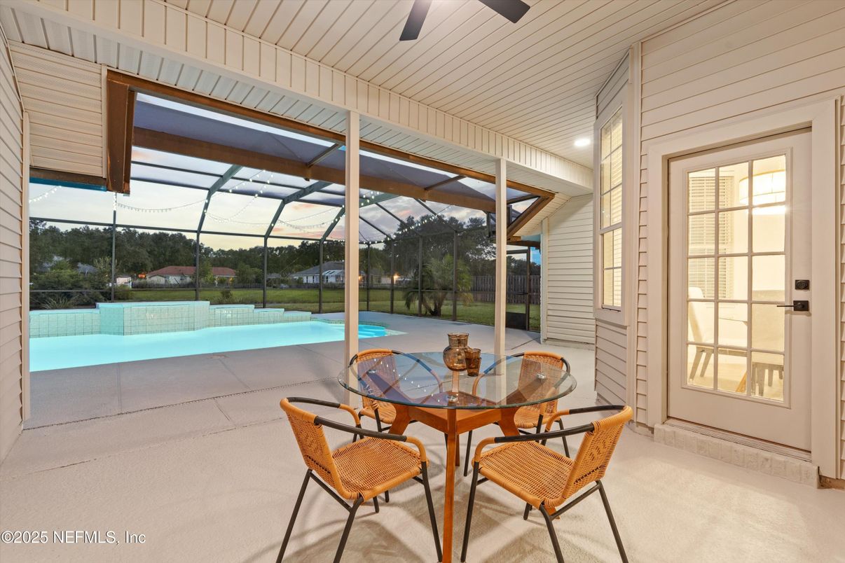 Dining room, Glass Ceilings, Interior, Pool, Sun Room