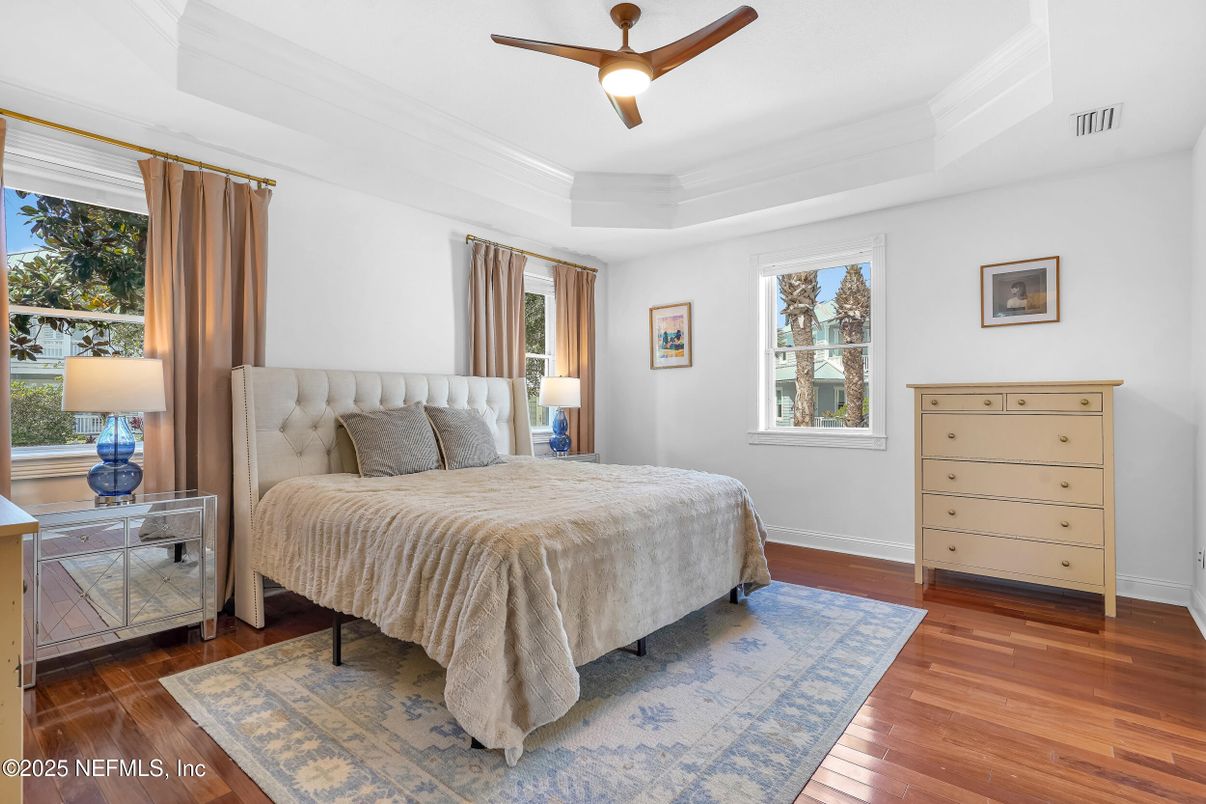Bedroom, Interior, Wood Texture Flooring