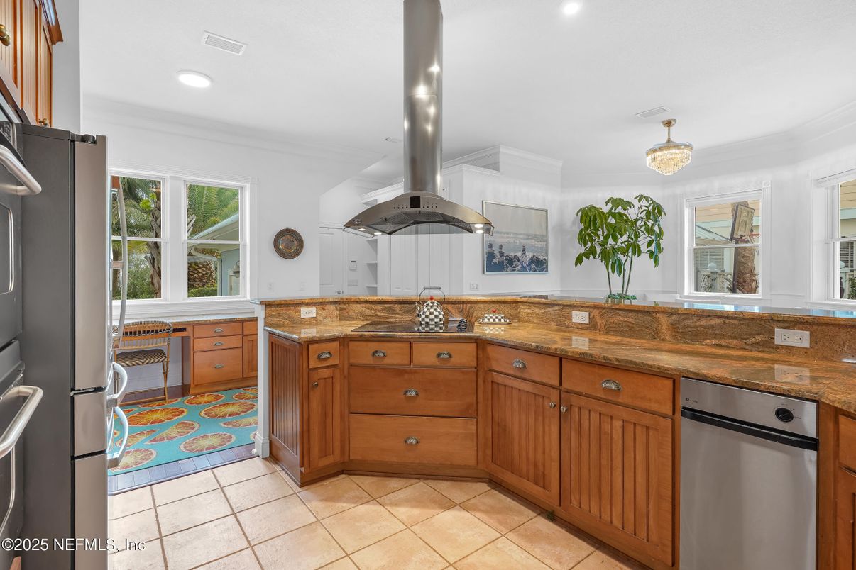 Interior, Kitchen, Recessed Lighting, Stainless Steel Appliances