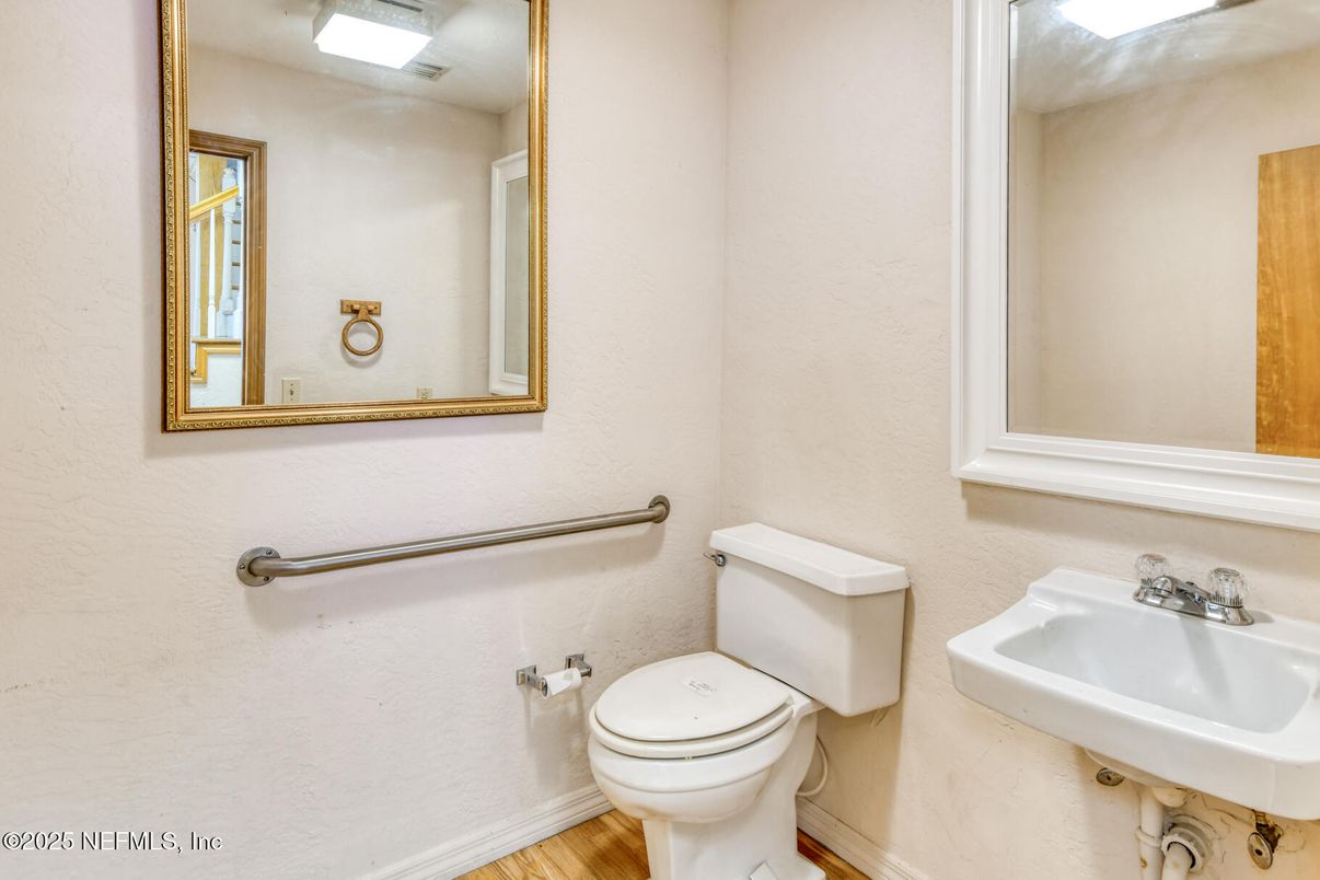 Bathroom, Interior, Wood Texture Flooring
