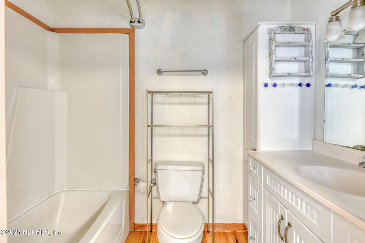 Bathroom, Interior, Wood Texture Flooring