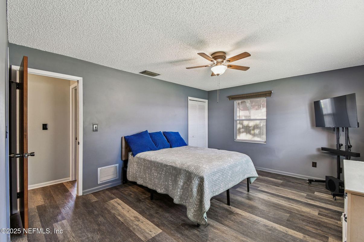 Bedroom, Interior, Wood Texture Flooring