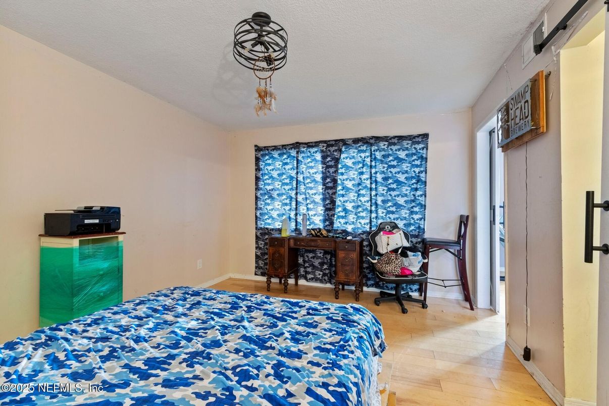 Bedroom, Home Office, Interior, Wood Texture Flooring