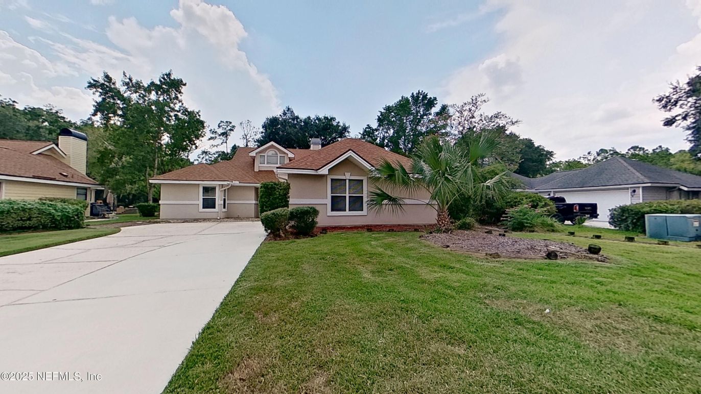Attached, Backyard, Exterior, Facade, Ranch
