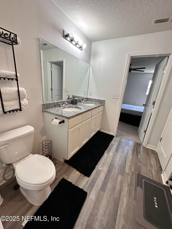 Bathroom, Interior, Wood Texture Flooring