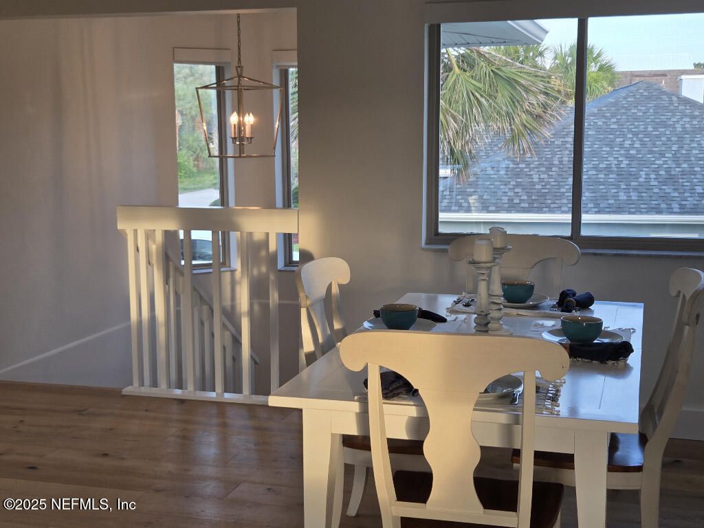 Dining room, Interior, Wood Texture Flooring