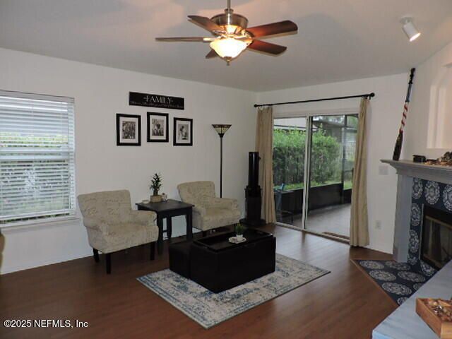 Fireplace, Interior, Living room, Wood Texture Flooring