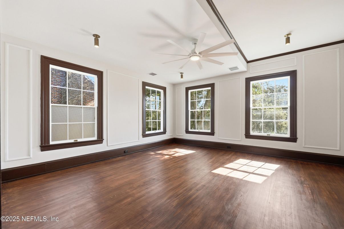 Empty room, Interior, Wood Texture Flooring