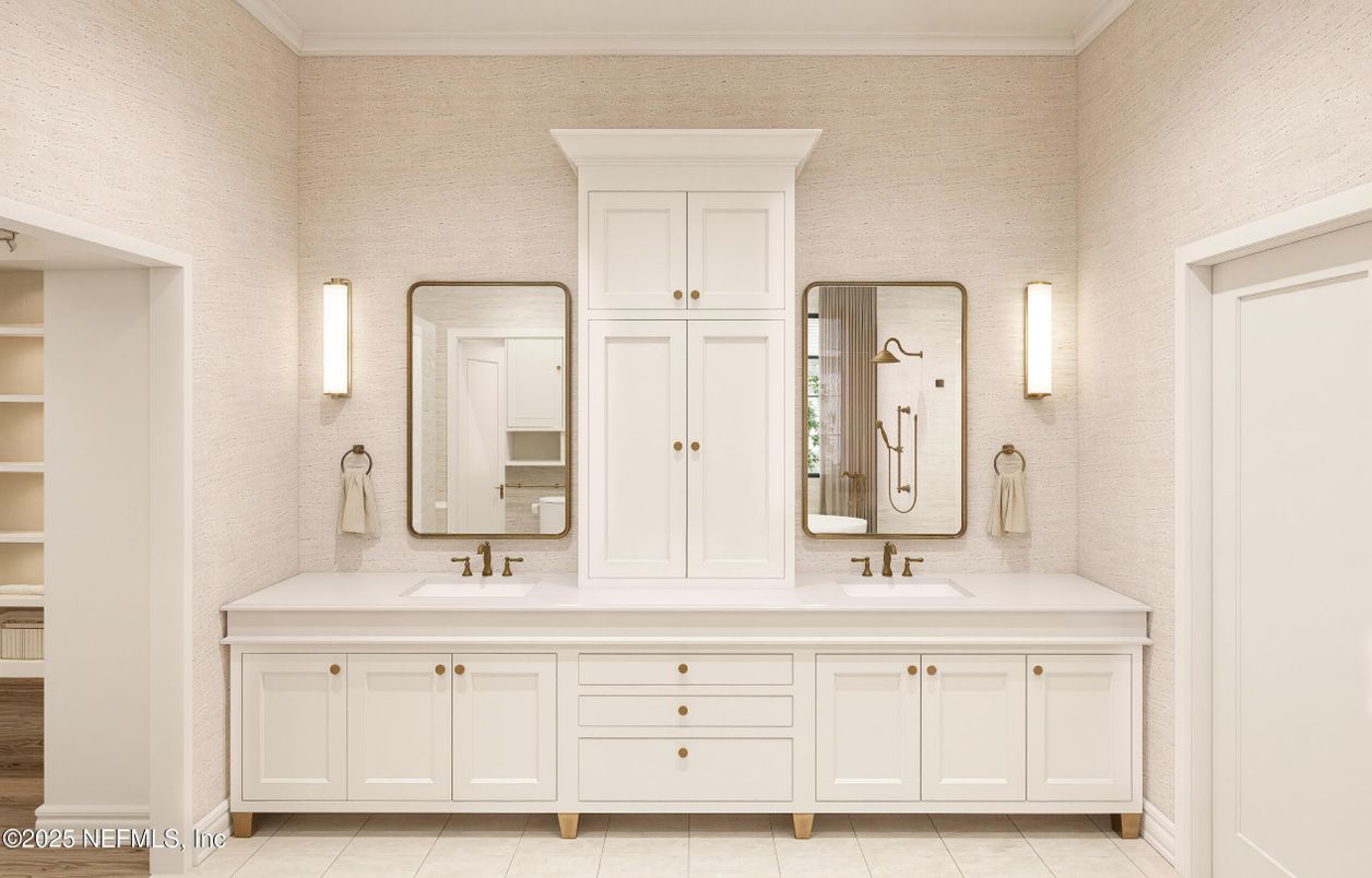 Bathroom, Dual Sink Vanities, Interior