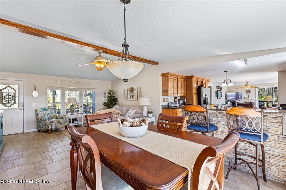 Dining room, Interior, Kitchen, Living room, Pendant Lights