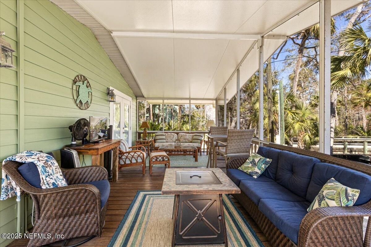 Interior, Living room, Sun Room, Wood Texture Flooring