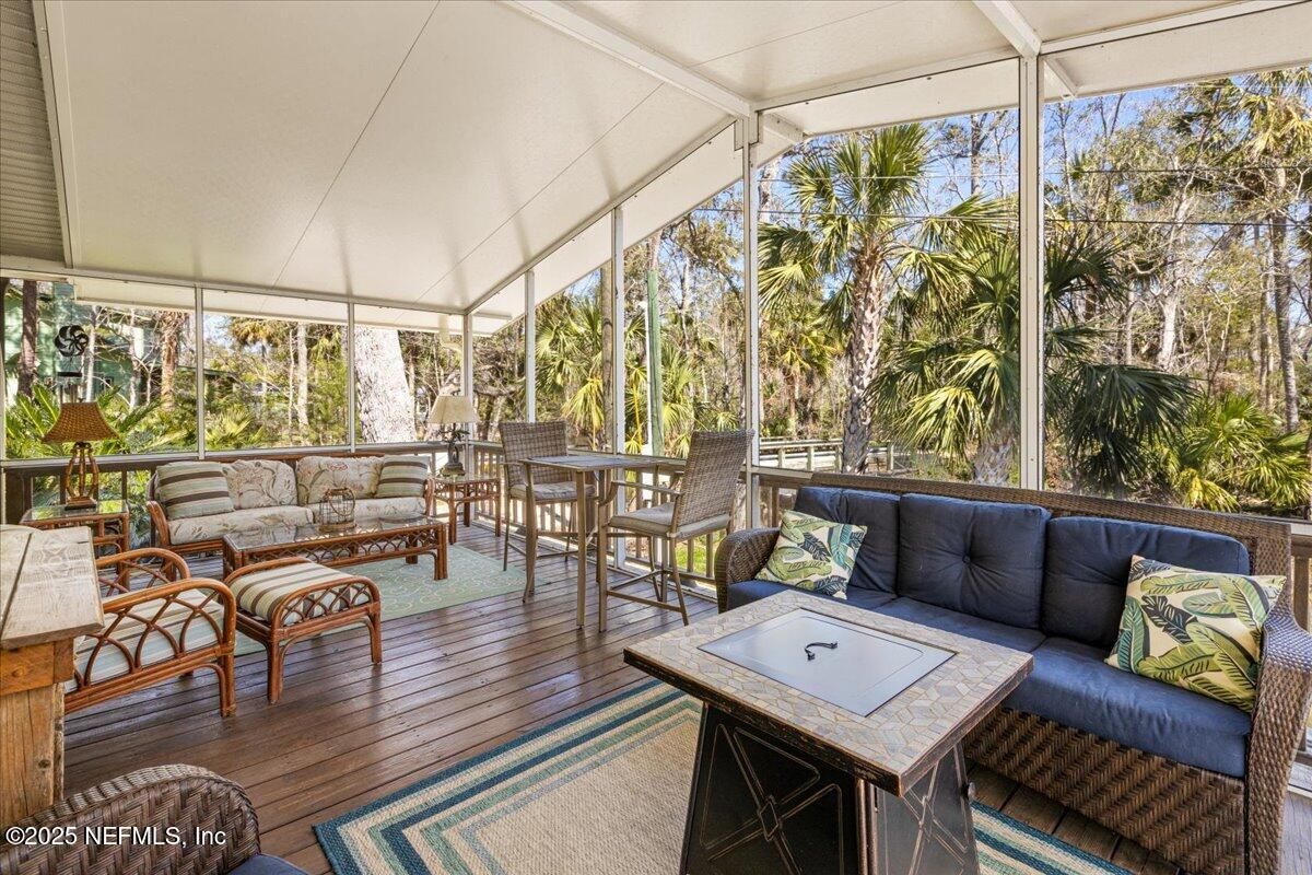 Interior, Living room, Sun Room, Wood Texture Flooring