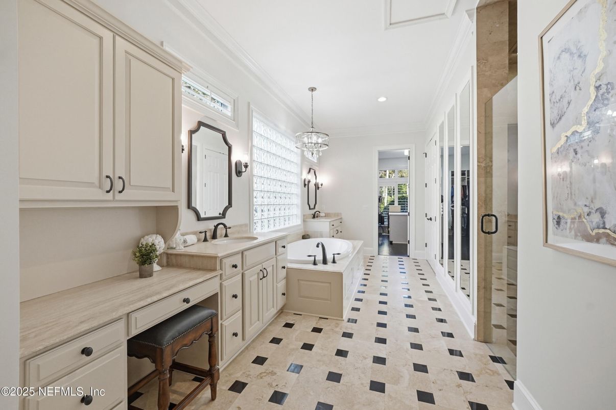 Bathroom, Chandelier, Interior, Pendant Lights, Recessed Lighting