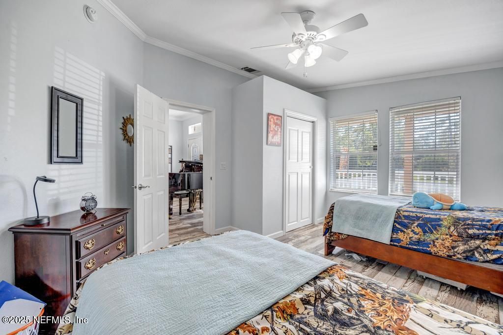 Bedroom, Interior, Wood Texture Flooring