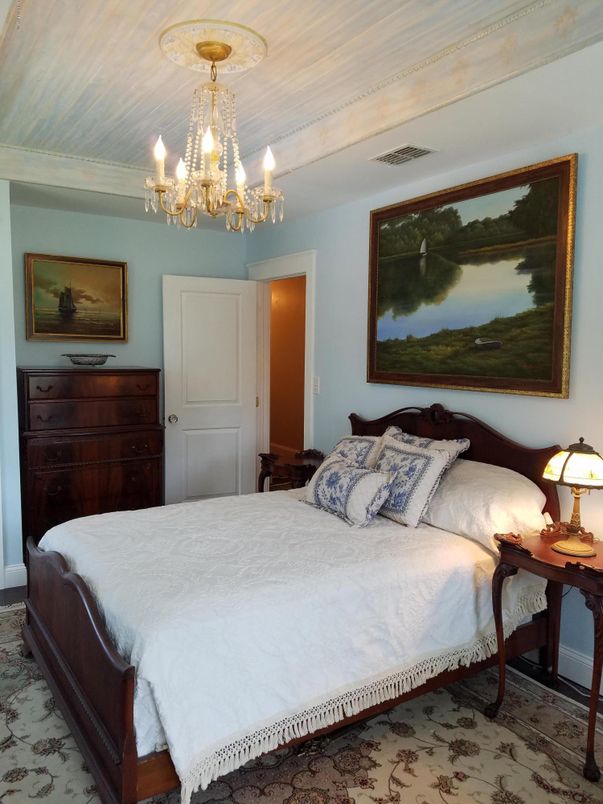 Bedroom, Chandelier, Interior