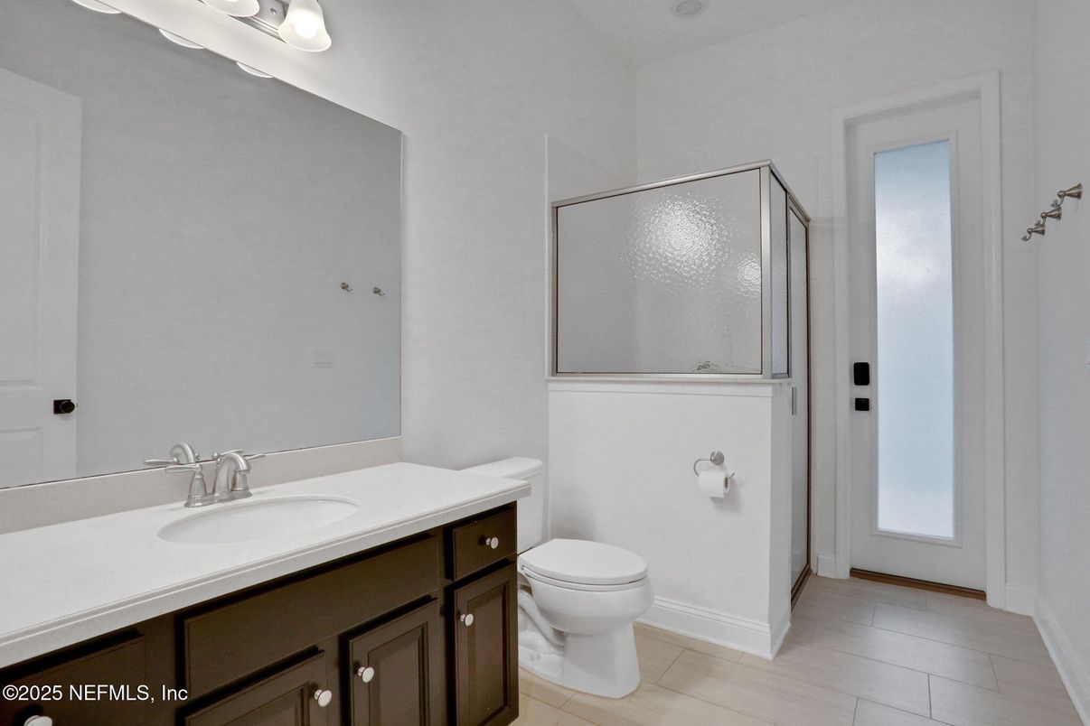 Bathroom, Interior, Wood Texture Flooring