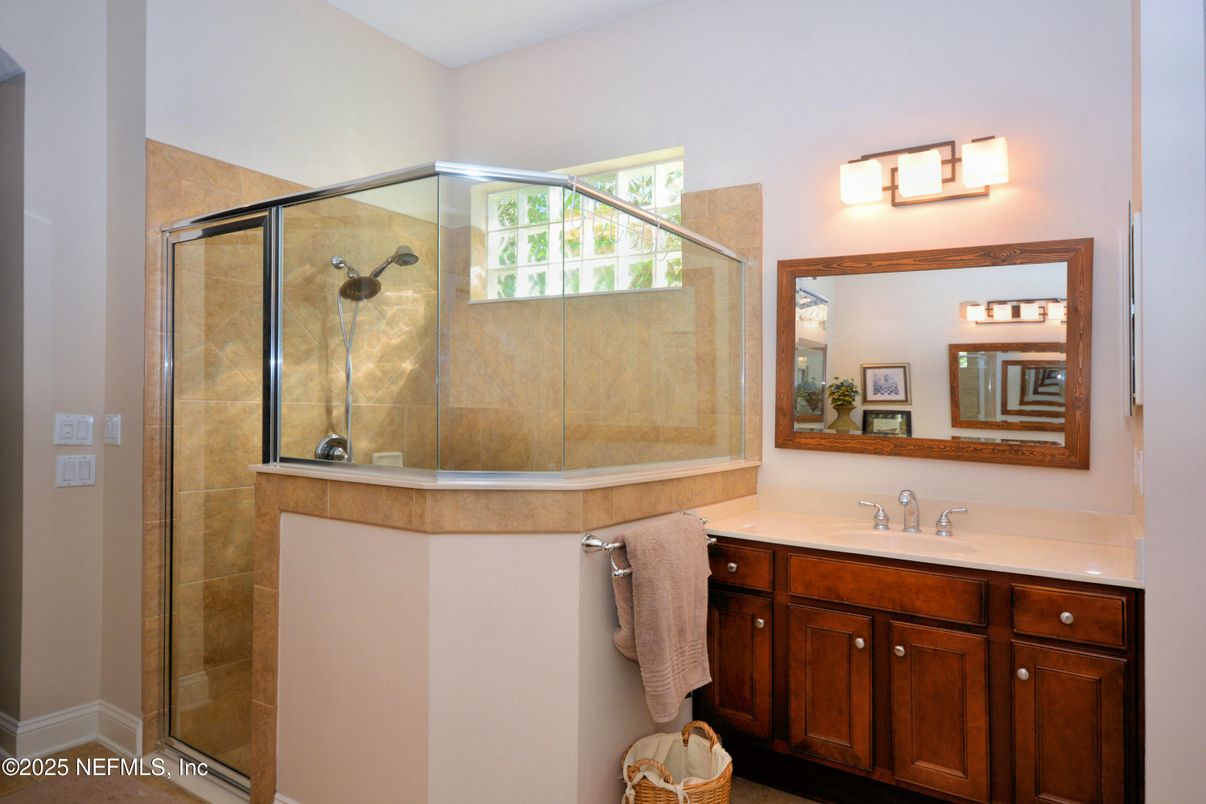 Bathroom, Glass Shower, Interior
