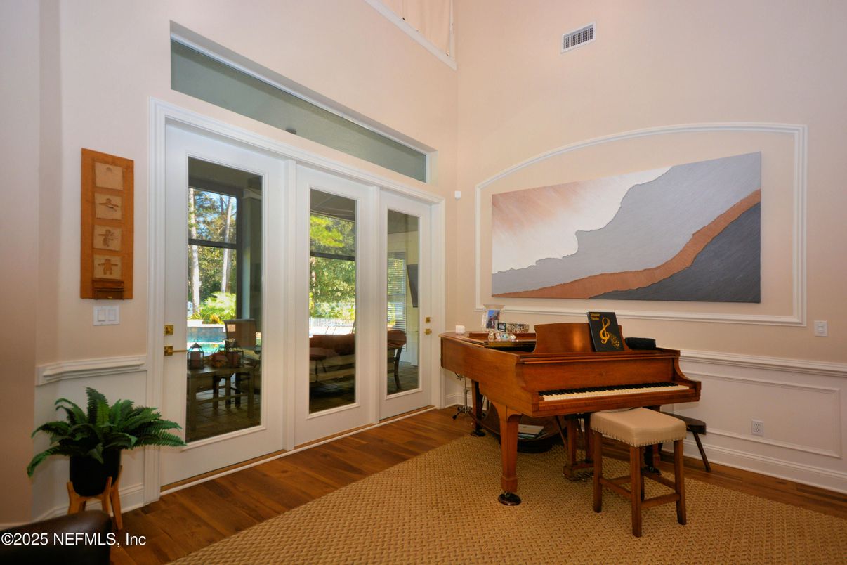 Interior, Piano, Wood Texture Flooring