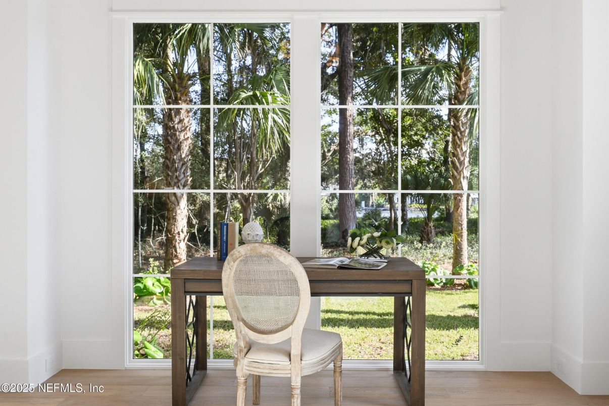 Home Office, Interior, Wood Texture Flooring