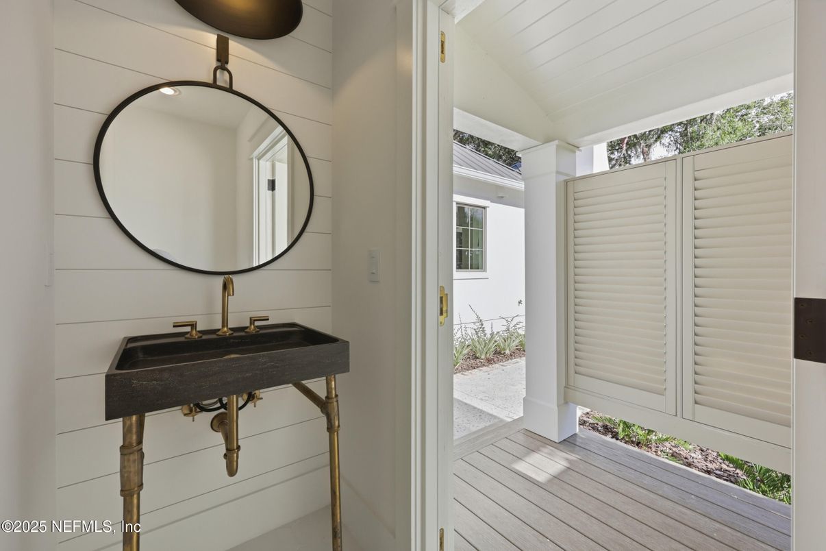 Bathroom, Interior, Wood Texture Flooring