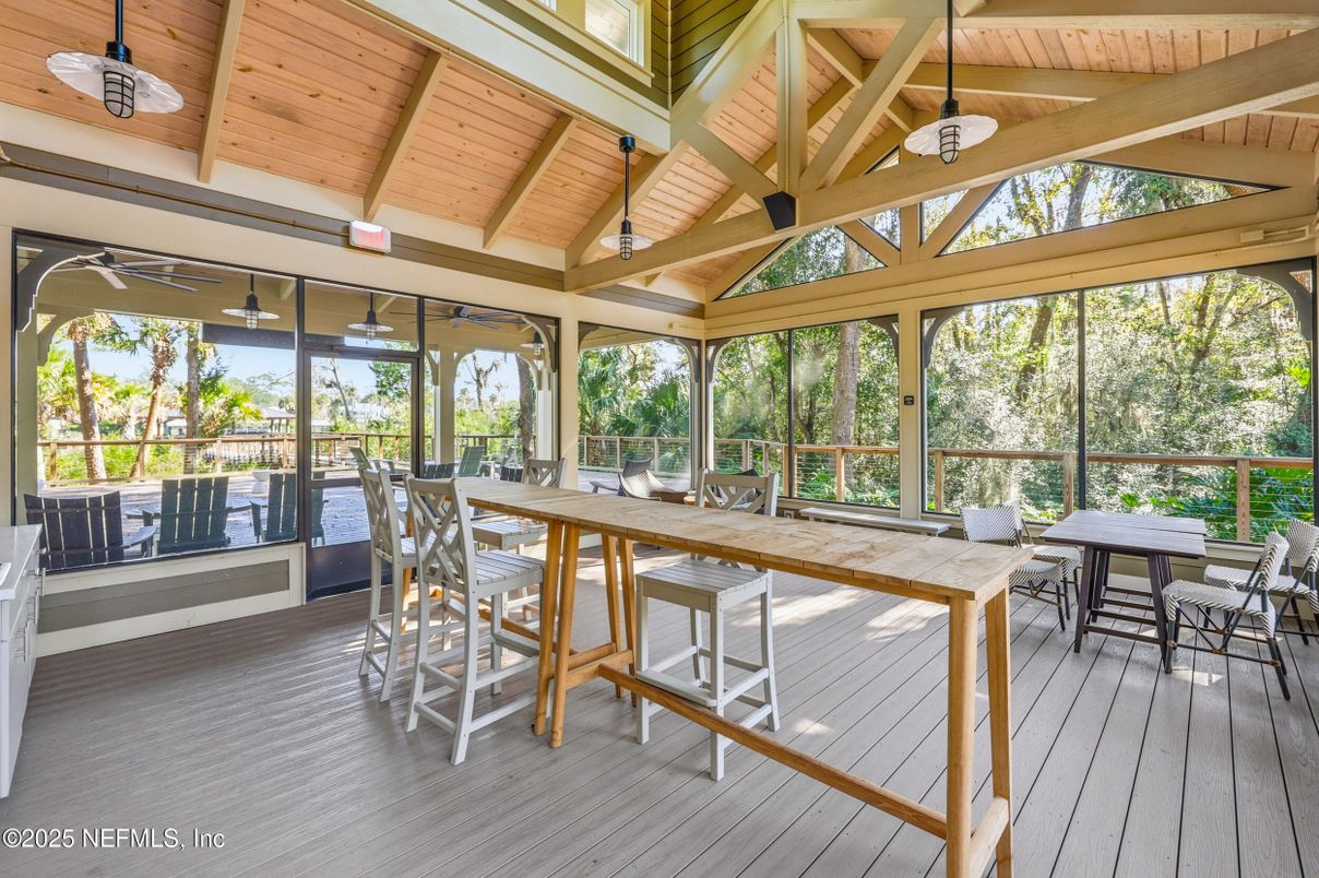 Interior, Sun Room, Wooden Beams, Wooden Ceilings, Wood Texture Flooring