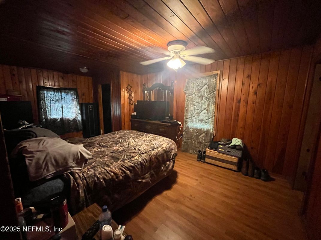 Bedroom, Interior, Wooden Ceilings, Wood Texture Flooring, Wooden Walls