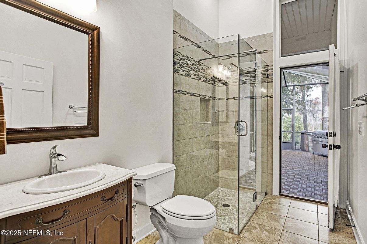 Bathroom, Glass Shower, Interior