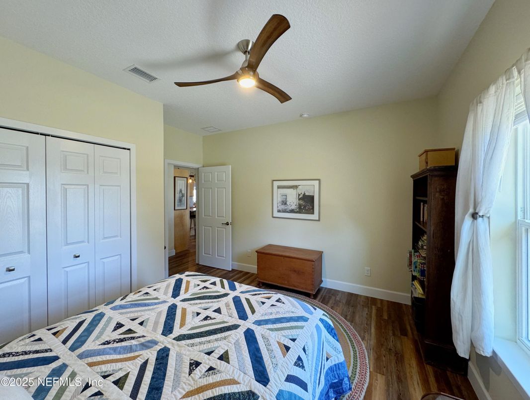 Bedroom, Interior, Wood Texture Flooring