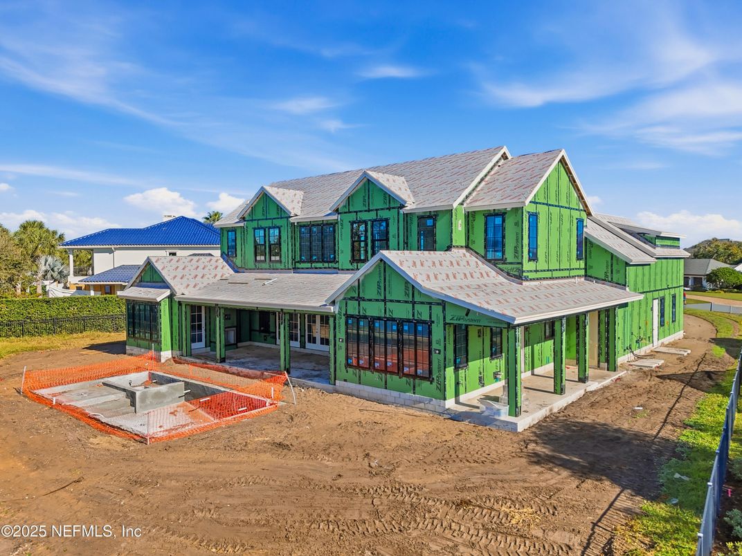 Backyard, Exterior, Facade, Farmhouse