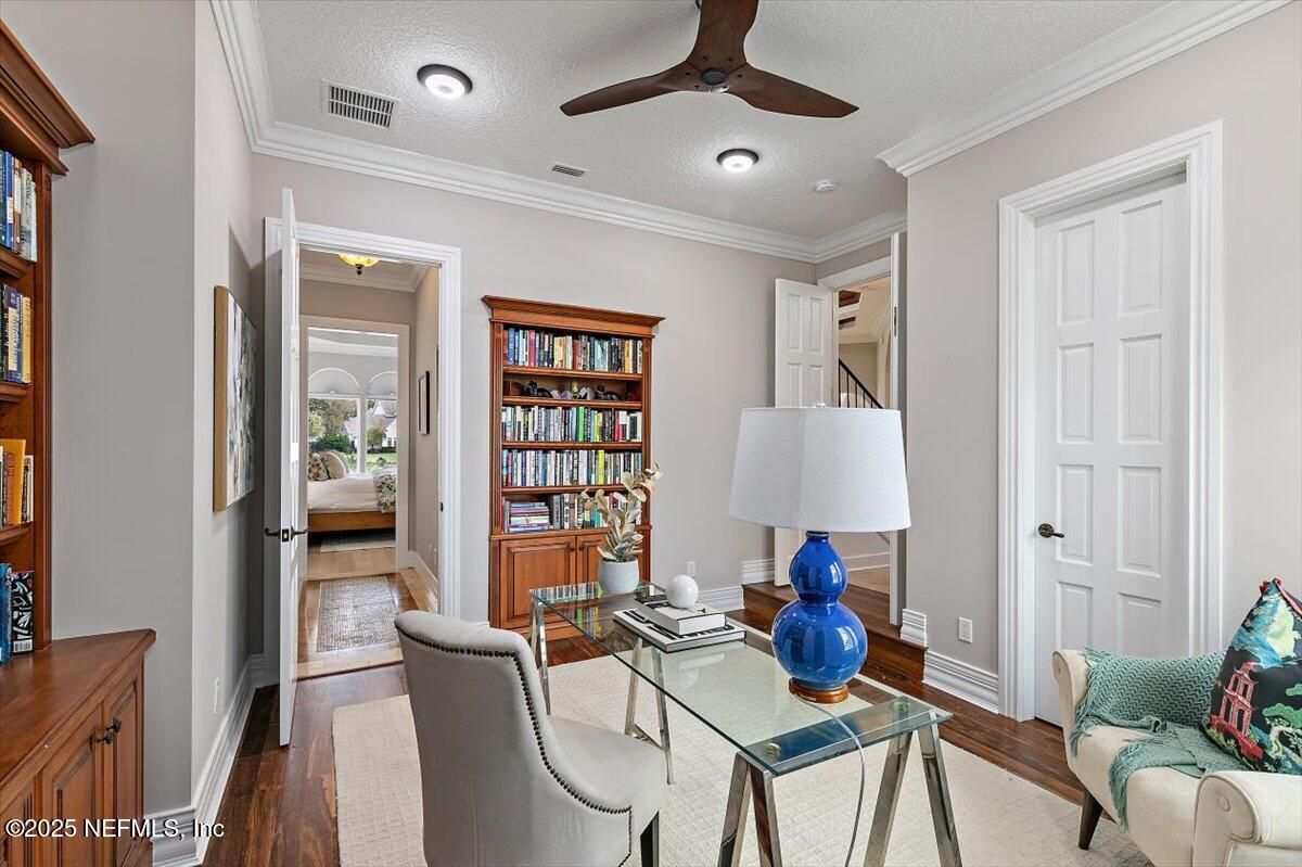 Home Office, Interior, Wood Texture Flooring