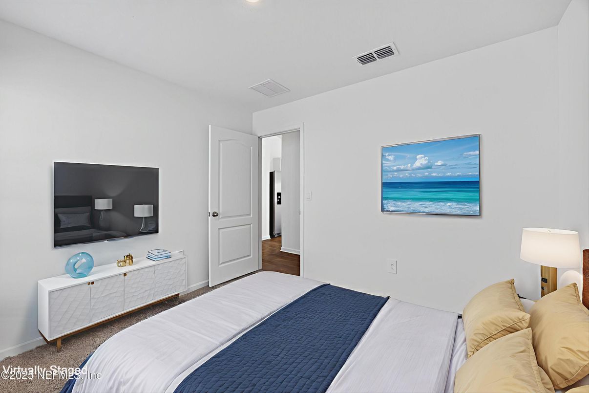 Bedroom, Interior, Recessed Lighting